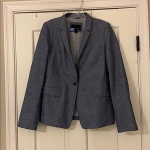 J. Crew Chambray Blazer